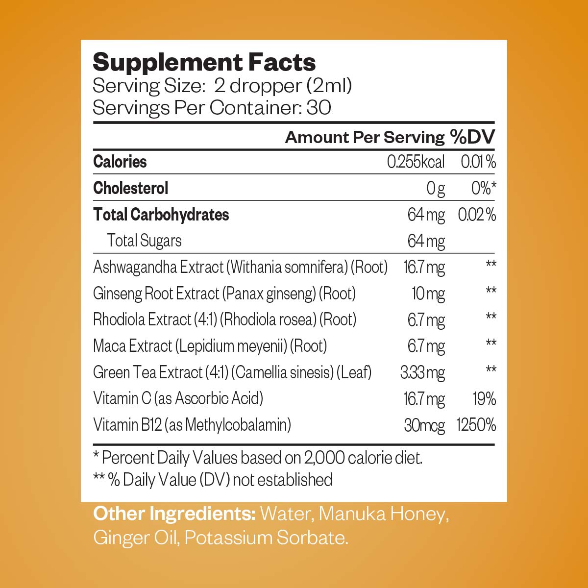 Ashwagandha Energy Drops