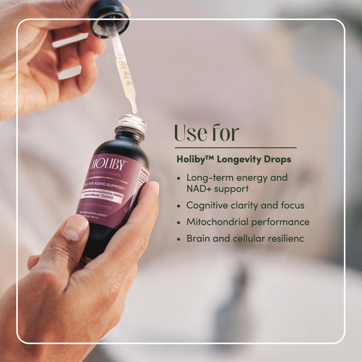 NMN & Lion’s Mane Longevity Drops