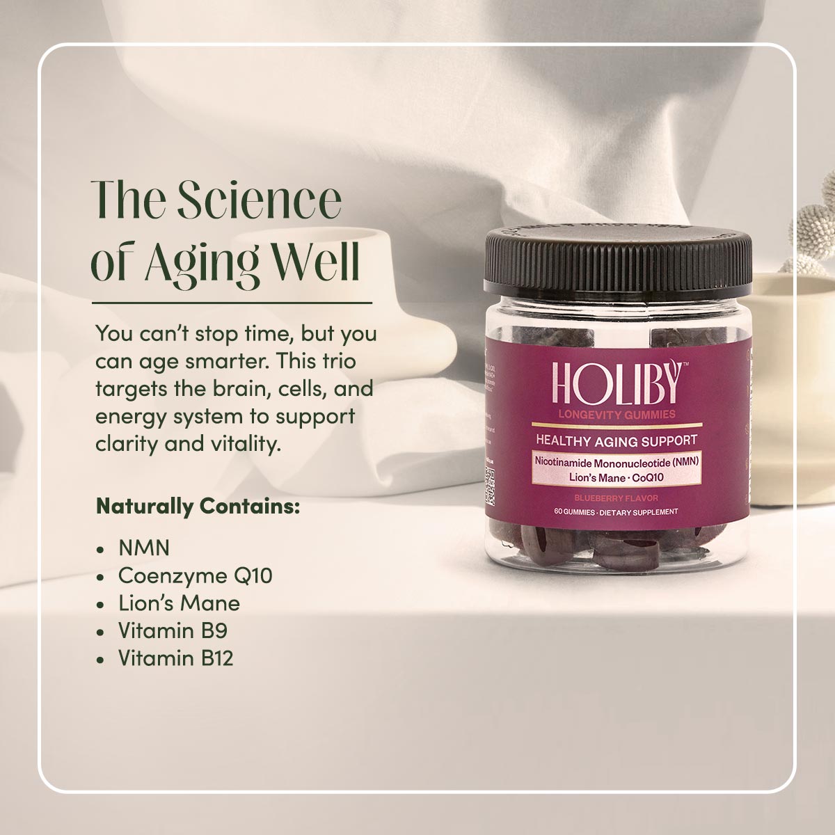 NMN & Lion’s Mane Longevity Gummies