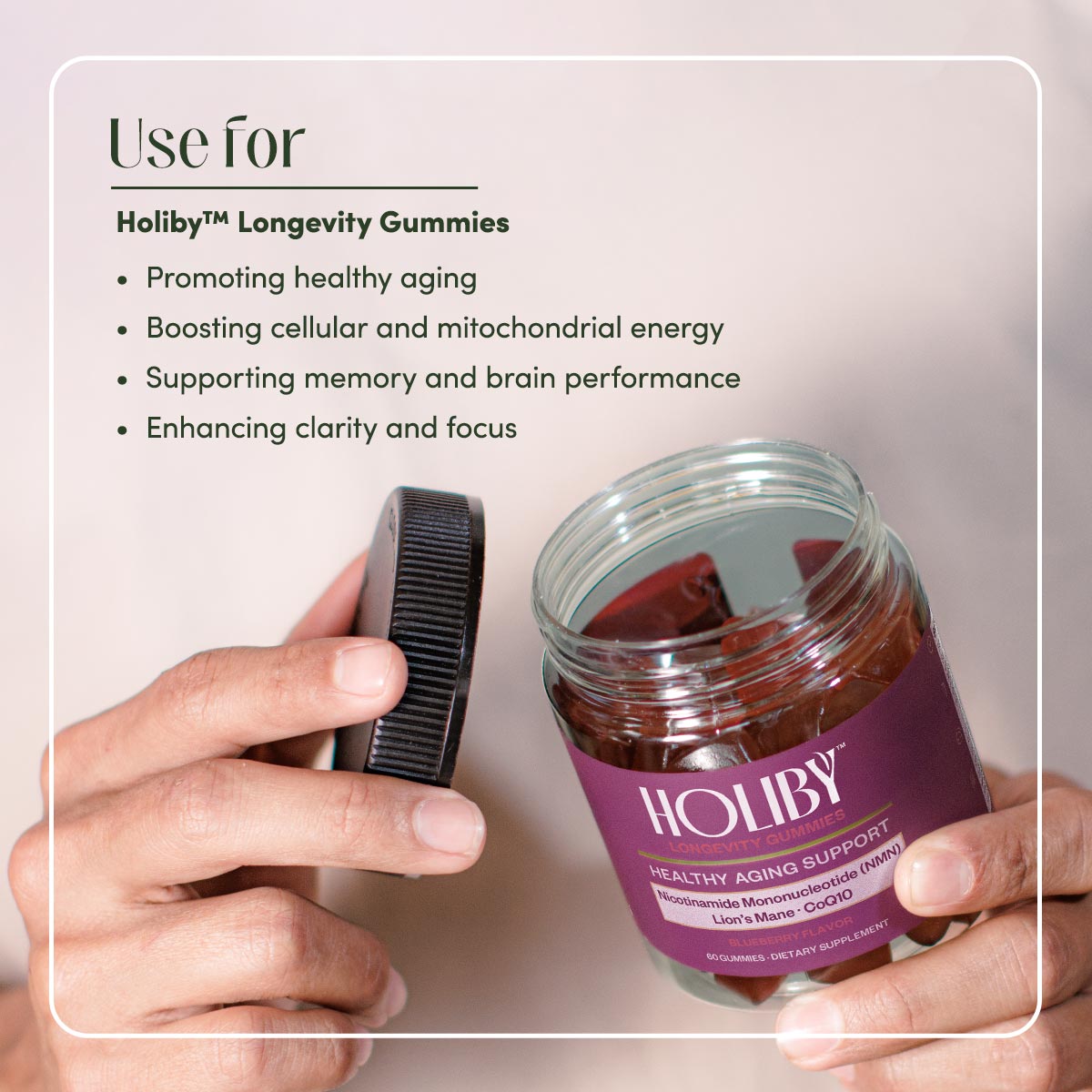 NMN & Lion’s Mane Longevity Gummies