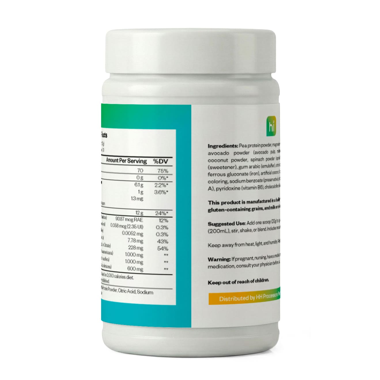 Vegan Protein Powder: Pea Protein + Magnesium Citrate