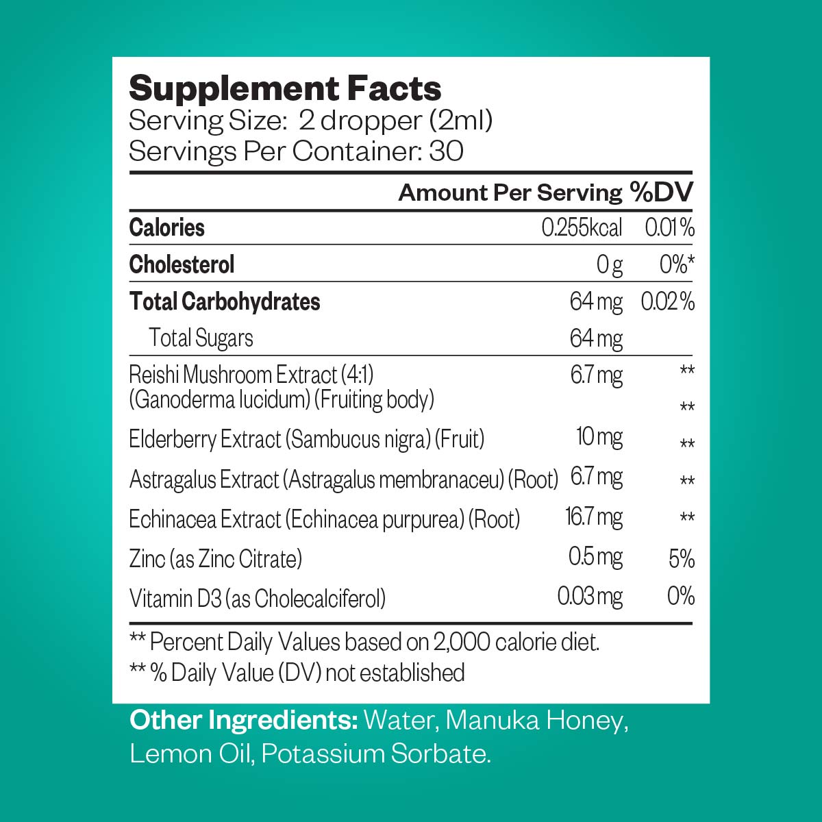 Elderberry Immunity Drops