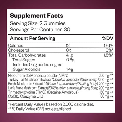 NMN & Lion’s Mane Longevity Gummies