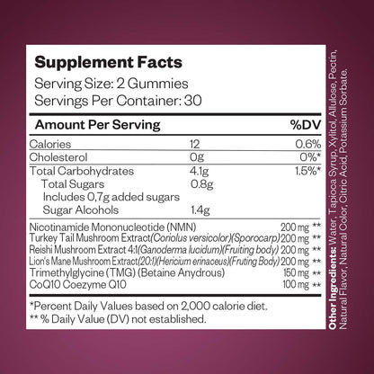 NMN & Lion’s Mane Longevity Gummies